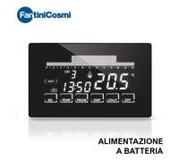 Fantini Cosmi Crontermostato Settimanale Intellitouch Ultrapiatto Touch-Screen A Semincasso A Batteria Codice Prod: Ch191