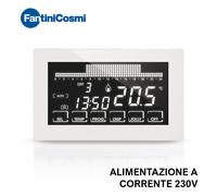 CH193B Cronotermostato ultrapiatto touch-screen con programmazione settimanale a