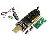 CH341A 24 25 Programmatore EEPROM BIOS flash USB seriale con software e driver + modulo adattatore clip SOIC8 SOP8