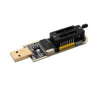 CH341A - Programmatore USB per flash serie 24/25, include adattatore per chip SOIC8 SOP8 e velocità di programmazione migliorata (clip di prova CH341