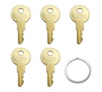 CH510 - Chiavi per cassetta degli attrezzi, adatte per UWS Bauer Better Built Delta Husky, utilizzate su camion, cassette degli attrezzi, per camper, rimorchi, barche (5 pezzi)