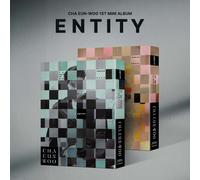 CHA EUN-WOO 1° Mini Album ENTITY 2Ver SET CD+P.Book+P.Card+Sticker+Poster+Regalo