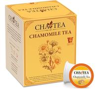 Cha4TEA Cha4Tea 36 Capsule Di Tisana Alla Camomilla Pura Per Macchine Da Caffè Keurig K-Cup - Tè Rilassante/Per Dormire Bene/Per La Notte 36 Pezzi (Confezione Da 1),