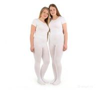 CHAAL® 2 collant in cotone per uniforme scolastica per bambini, in tinta unita, per l'inverno, per la scuola, in caldo cotone, aderenti, morbidi, per uso quotidiano (confezione da 2)
