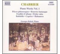 Georges Rabol Chabrier: Piano Works, Vol. 1 (CD)