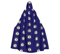 CHAbu Kentucky - Mantello con cappuccio con bandiera dello Stato, mantello da strega, vampiri, diavolo, feste in maschera
