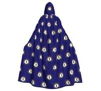 CHAbu Kentucky - Mantello con cappuccio con bandiera dello Stato, mantello da strega, vampiri, diavolo, feste in maschera