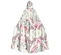 CHAbu La Torre Eiffel e una bicicletta adulto mantello con cappuccio unisex mantello mantello vampiro strega feste palcoscenico cosplay costumi di carnevale
