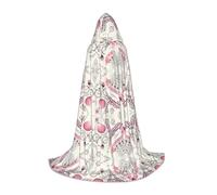 CHAbu La Torre Eiffel e una bicicletta con cappuccio mantello per adolescenti lungo accappatoio mantello medievale Cosplay partito carnevale accessori per vestire