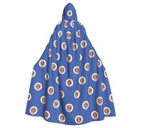 CHAbu Mantello con cappuccio della bandiera del Minnesota per cosplay, costume da strega, vampiro, diavolo, festa in maschera