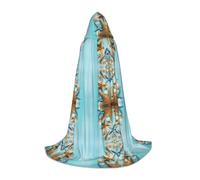 CHAbu Ocean Sea Seashell Stella Marina Capo Con Cappuccio Per Adolescenti Lungo Robe Mantello Medievale Cosplay Partito Carnevale Vestire Accessori