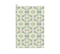 CHAbu Petali Giardino Foglie Microfibra Asciugamano Da Golf Con Moschettone Accessori Da Golf Ultra-Assorbente Rapida Asciugatura Uomini Presenti