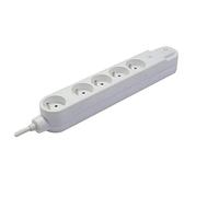 CHACON 47751 Bianco Multipresa Design 5 x 16 A 1,5 m Spina Piatto