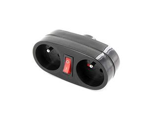 Chacon 5411478470052 2AC outlet(s) Antracite prolunghe e multiple