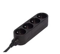 CHACON Blocco Design 4x16A - 3 m - Nero