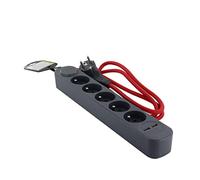 Chacon - Blocco multipresa 5 x 16 A + 2 USB + interruttore