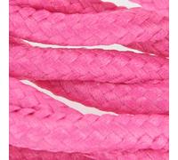 CHACON Cavo Rivestito in Tessuto in Seta Intrecciato - 3 m - Fucsia
