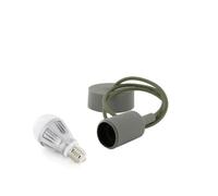 CHACON Kit de suspension kaki + ampoule LED bluetooth