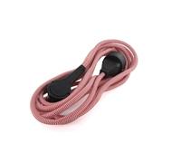 CHACON 66773 Prolunga Tessile 3 m 3 x 1,5 m2textile Cable & Noir Spina Piatta Rosso/Bianco