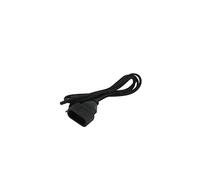 CHACON Prolunga Tessile Spina Nera-1,5 m, Nero, Taglia Unica