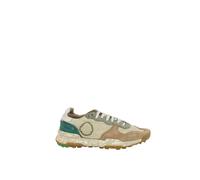 Satorisan - Chacrona Linen - Scarpe Casual Uomo - Sneakers Vintage Cuero y Lino Sostenibili, Confortevoli e Durevole - Colore Urbanite Green M - Taglia 42