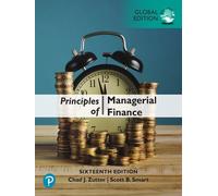Chad J. Zutter Scott S Principles of Managerial Finance, Global Edi (Tascabile)