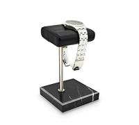 CHADWICK Supporto per orologi con base in marmo, realizzato a mano, da uomo, con vassoio in pelle PU, porta orologi per orologi, braccialetto, regalo da uomo per la festa del papà, Natale