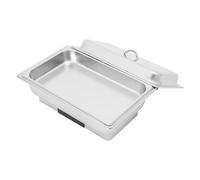 Chafing Dish Buffet Set elettrico 600 W 9L in acciaio inox con touch screen e regolazione della temperatura 35-90°C pratico scaldavivande per buffet e feste (camera singola)