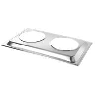 HENDI 470930 Supporto per 2 Contenitori per Bagnomaria