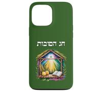 Chag Sukkot Festa dei Tabernacoli Testo ebraico Custodia per iPhone 13 Pro Max