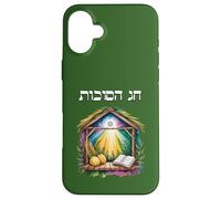 Chag Sukkot Festa dei Tabernacoli Testo ebraico Custodia per iPhone 16 Plus