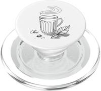 Chai Desi tè indiano linea minimale design elegante PopSockets PopGrip per MagSafe