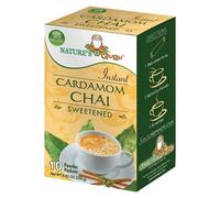 Chai Istantaneo Cardamomo Chai Senza Zucchero 10 Contenitori Di Natures Guru