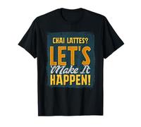 Chai Latte Lover Funny Tea Caffeina Spice Fans Maglietta