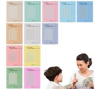 Chaies 100 buste per il monitoraggio delle sfide di risparmio di denaro, inserti per sfide di risparmio di denaro | A6 Localizzatori per raccoglitori di bilancio di risparmio,Planner budget Money
