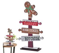 Chaies - Alberi di Natale, Albero di Natale | Tavolo da Tavolo con Pan di su Topper - Cartello Decorativo, centrotavola per tavoli, Sale da Pranzo, Decorazione per la casa