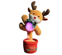 Chaies Albero di Natale elettrico danzante con musica giocattolo,giocattolo albero di Natale elettrico canto con luce | decorazione casa per il Ringraziamento ufficio compleanno scuola