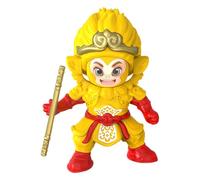 Chaies Bambola scimmia giocattolo, personaggio da collezione per scimmie, decorazione divertente per la cameretta dei bambini, scaffali