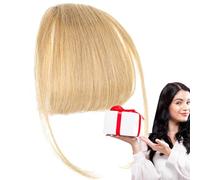 Chaies Bang Clip in capelli veri, bang clip in extension | clip frangia francese su frangia artificiale | extension per capelli naturali a clip on pony, extension per capelli veri, eleganti