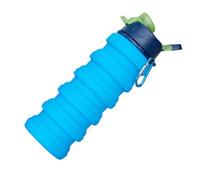 Chaies Bicchiere pieghevole da viaggio - Silicone alimentare bottiglia di acqua portatile | Bicchiere da bere in silicone - per spiaggia aereo stadio estivo cortile esterno giardino parco campeggio
