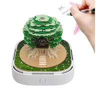 Chaies Calendario 3D,Blocchetto 3D Adesivi con Albero della,Agenda Planner Taccuino Decorativo Per Compleanno Regalo Casa - Mensola Ingresso Armadio Scrivania Camera Soggiorno