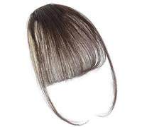 Chaies Capelli veri clip in pony, capelli veri, clip bang clip, clip francesi su frangia artificiale, frange di colore naturale, eleganti extension per capelli con frangia ordinata per ragazze