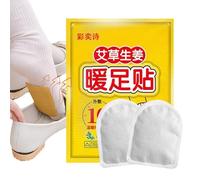 Chaies Cerotti termici per piedi, cerotti caldi per piedi - 2 scaldapiedi da donna e assenzio | Fino a 10 ore di calore Scaldapiedi sottopiede all'artemisia e
