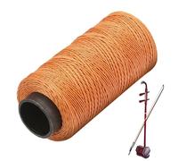 Chaies - Corde di ricambio per violino crescere, spine per accessori, rotoli di filo jack, 1 rotolo di corda cerata arancione per gli amanti di
