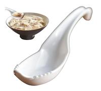 Chaies Cucchiai da zuppa - Scoop a forchetta retrò di qualità alimentare | Cucchiai da zuppa cinesi | Per Mangiare Cena Studenti Pasti Casa Cucina