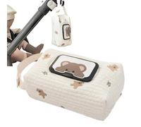 Chaies Dispermetrice di salviette per bambini, custodia per salviette da viaggio,Contenitore portatile per baby salviettini | Cartona di stoccaggio carina, organizzatore riutilizzabile leggero per