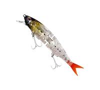 Chaies Esche Artificiali per le Acque Dolci | Attrezzatura Da Galleggiante Multisegmentata,Scaglie Integrate Esca Galleggiante Acque Basse | Per Uomini Principianti Amatori Trota Pesce Gatto Barca