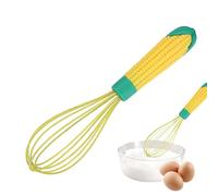 Chaies Fruste in silicone per la cucina,Frusta in silicone per miscelare - Fruste per uova in silicone Frusta a sfera resistente al calore - Miscelatore per miscelatore a manico per utensili da cucina