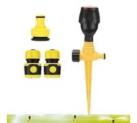 Chaies Irrigatore per prato, irrigatore per giardino - Irrigatore automatico con copertura a 360 gradi - di irrigazione regolabile, automatico fuori terra