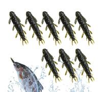Chaies Lures da in acqua salata, esche basse | Gabocchi di seta pescatore,Simulazione Simulazione senza Cucire Lento, esche da Seta di Seta per Tipi di acqua